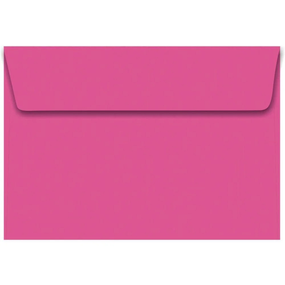 ENVELOPE COLORIDO CONVITE 162X229MM PINK C.PLUS 80G FORONI (CX.C/100)
