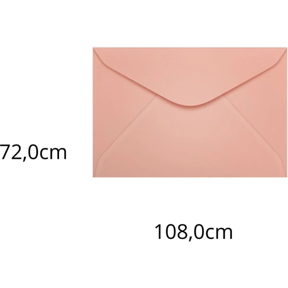 ENVELOPE COLORIDO VISITA 72X108 ROSA CLARO FIDJI 80G SCRITY (PCT.C/100)