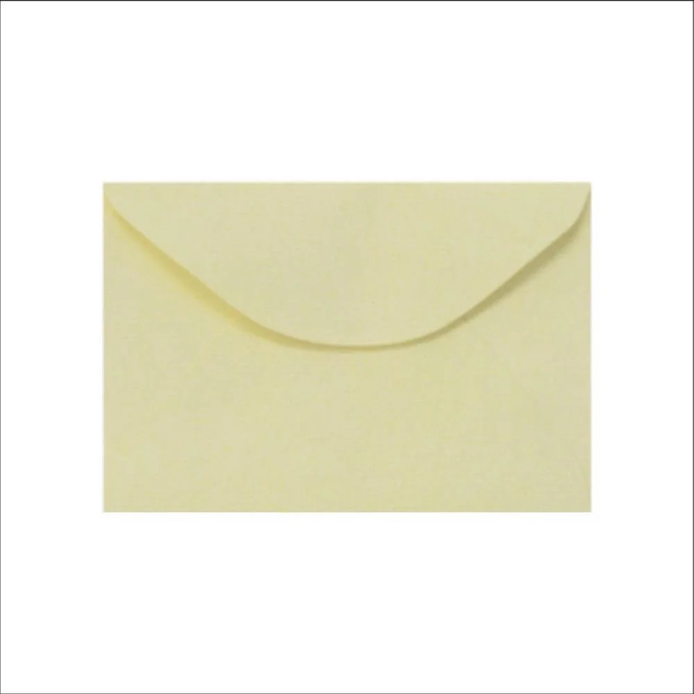 ENVELOPE COLORIDO VISITA 115X80MM VERGE BERILO 80G ROMITEC (BL.C/10)