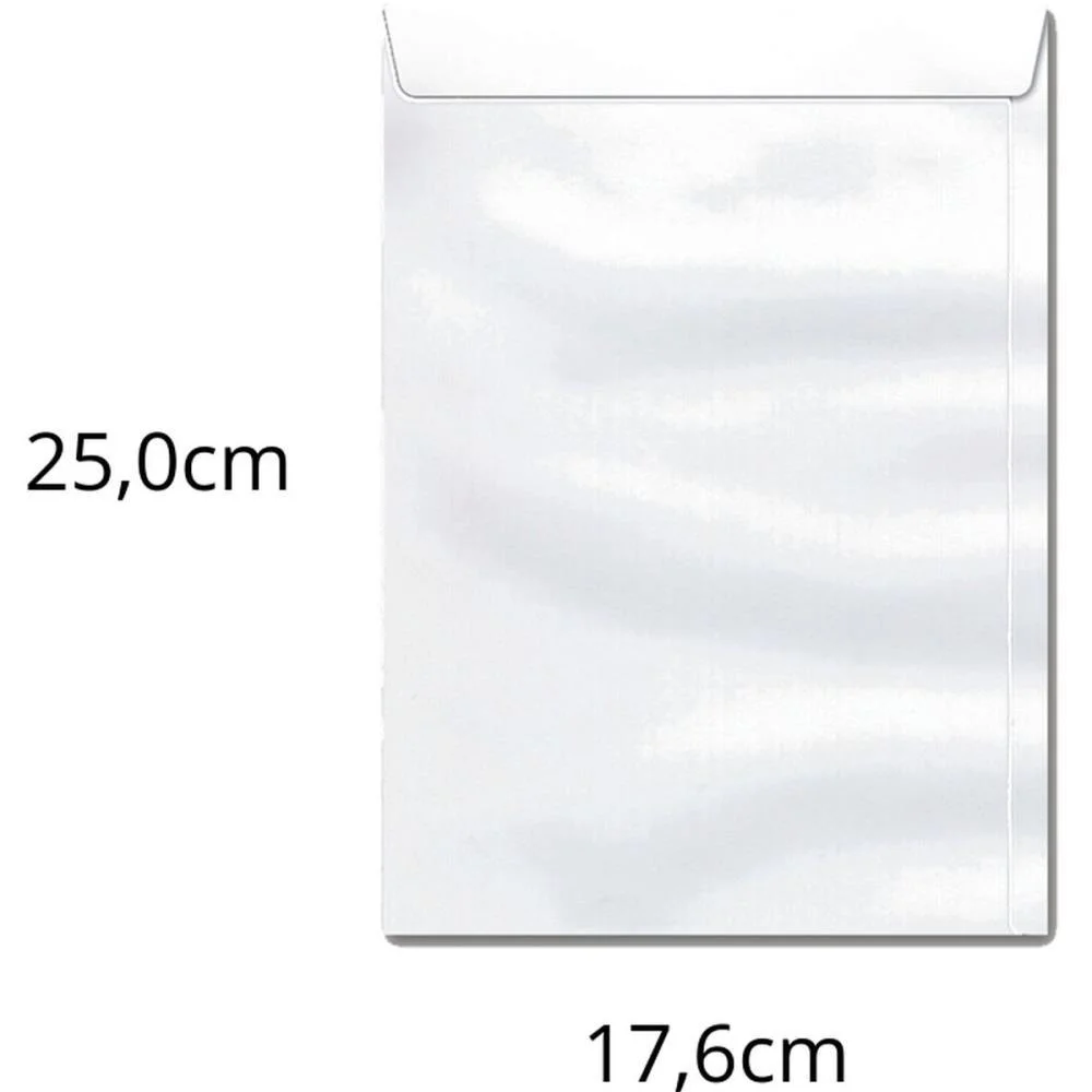 ENVELOPE SACO BRANCO 176X250 90GRS. OF 25 SCRITY (CX.C/250)