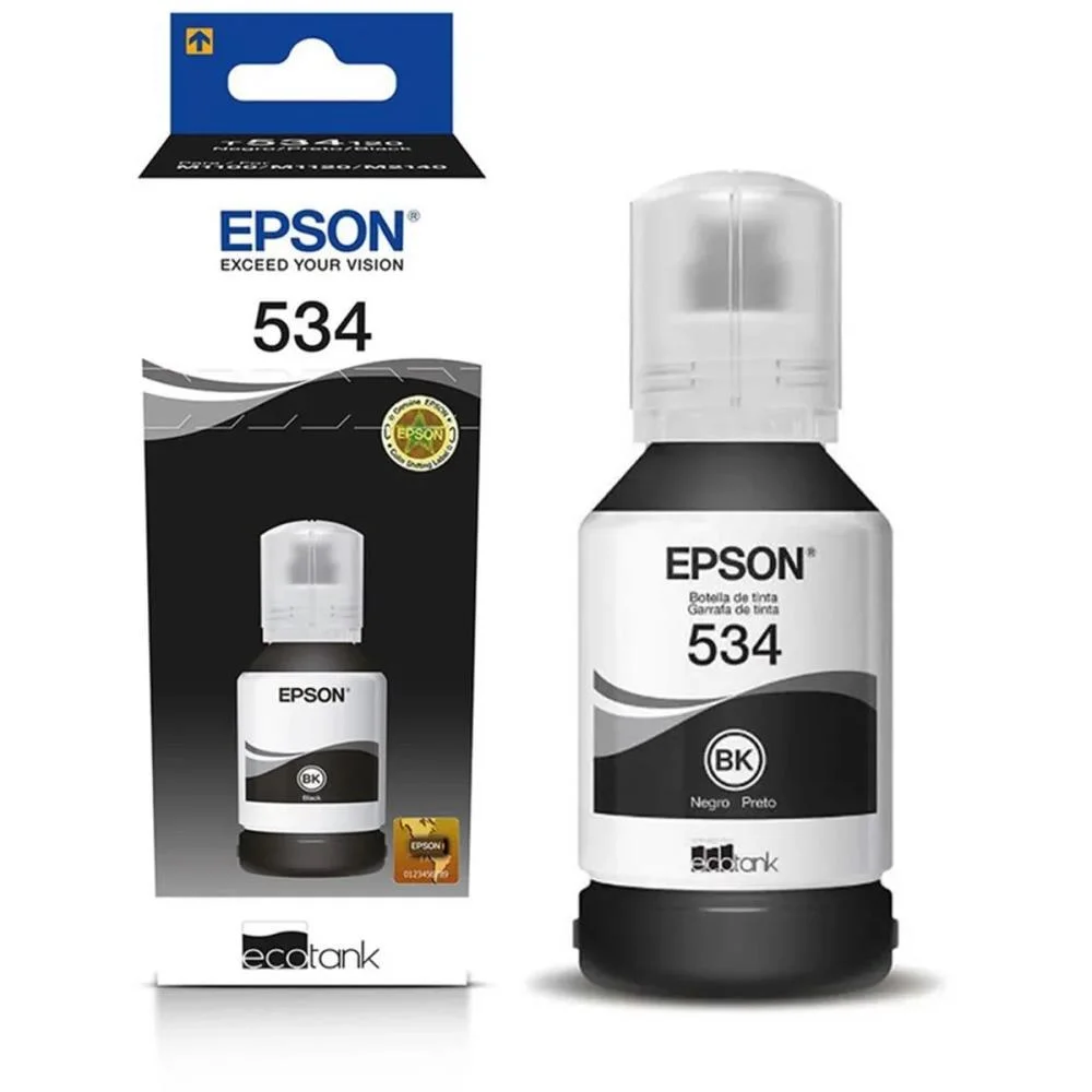 REFIL DE TINTA EPSON 534 PRETO EPSON (UNIDADE)