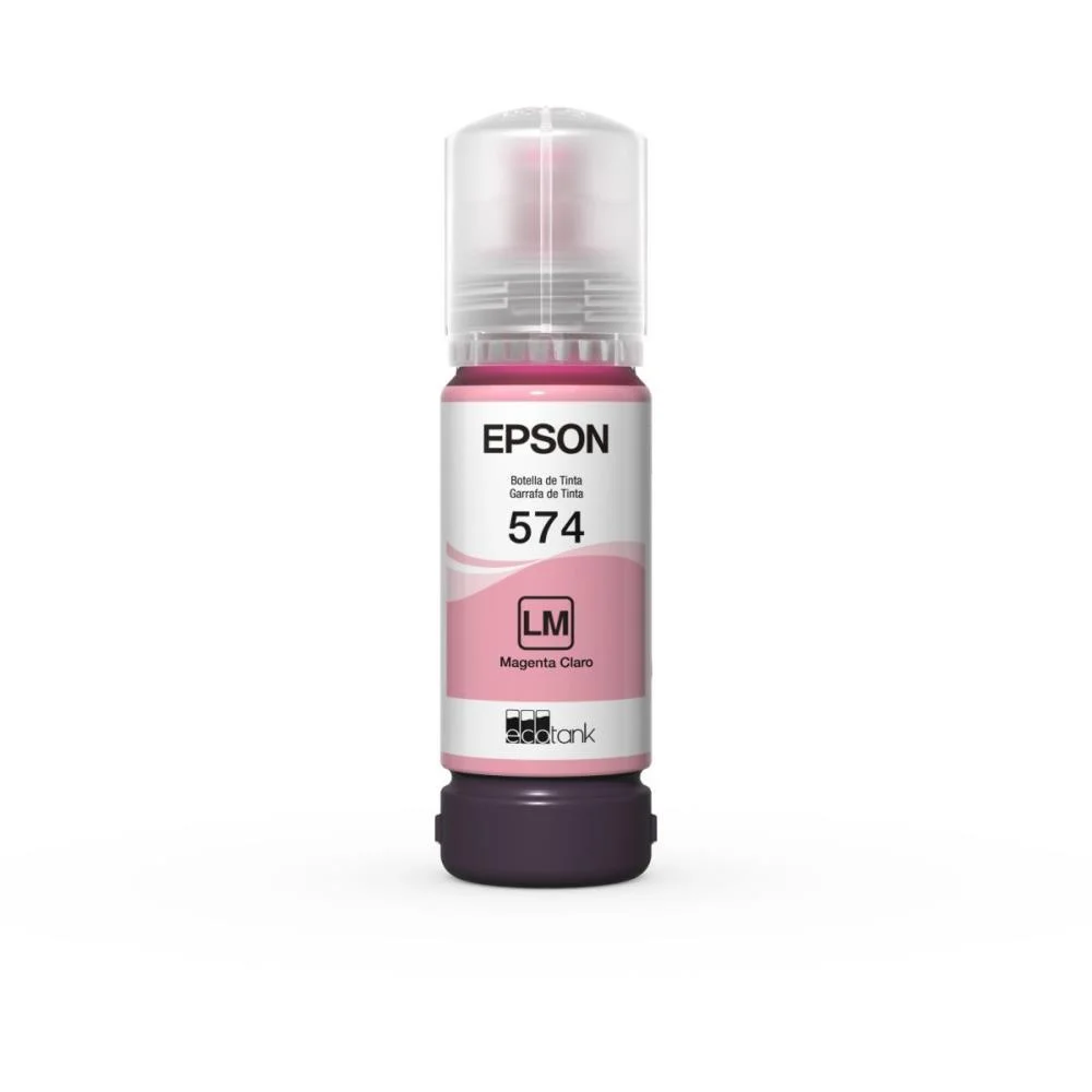 REFIL DE TINTA EPSON 574 MAGENTA CLARO EPSON (UNIDADE)
