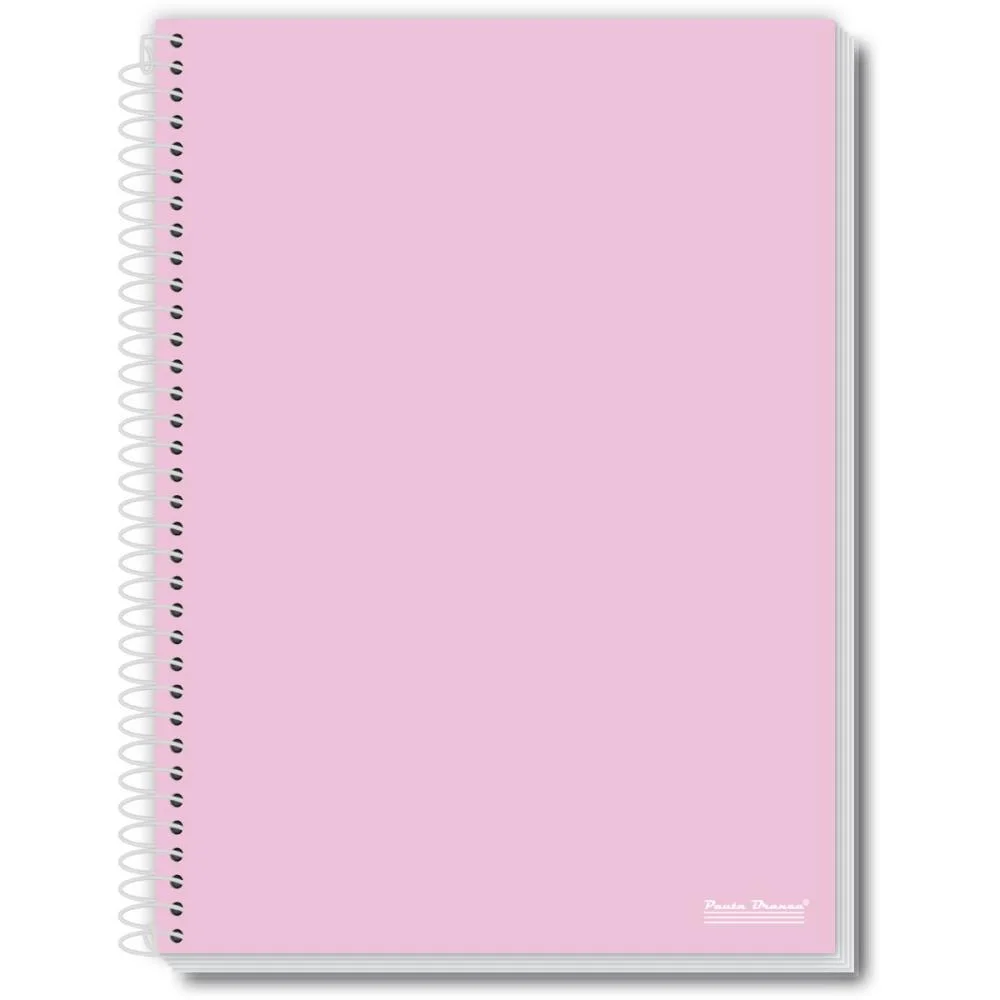 CADERNO ESPIRAL 1/4 CAPA DURA OFFICE COLORS 80FLS. PAUTA BRANCA (PCT.C/05)
