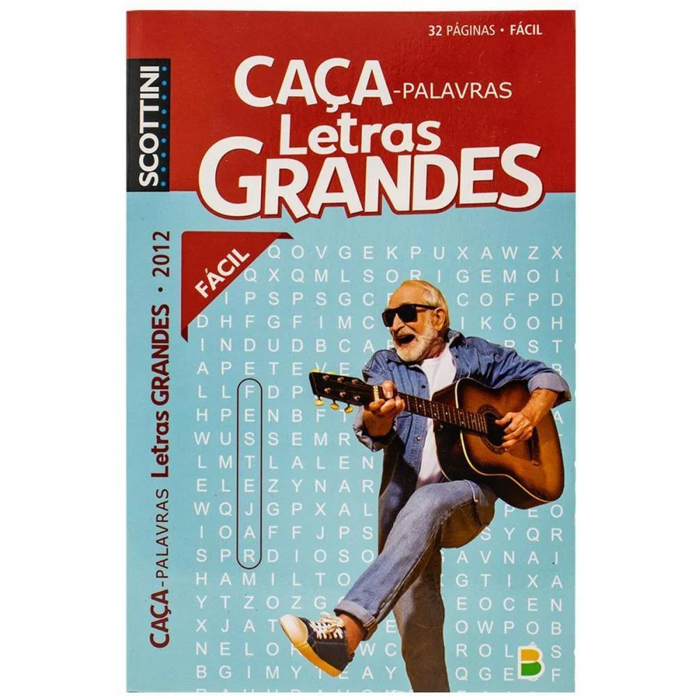Livro De Atividades Caça-Palavras Facil N.2012 32P Todolivro (Pct.c/10)