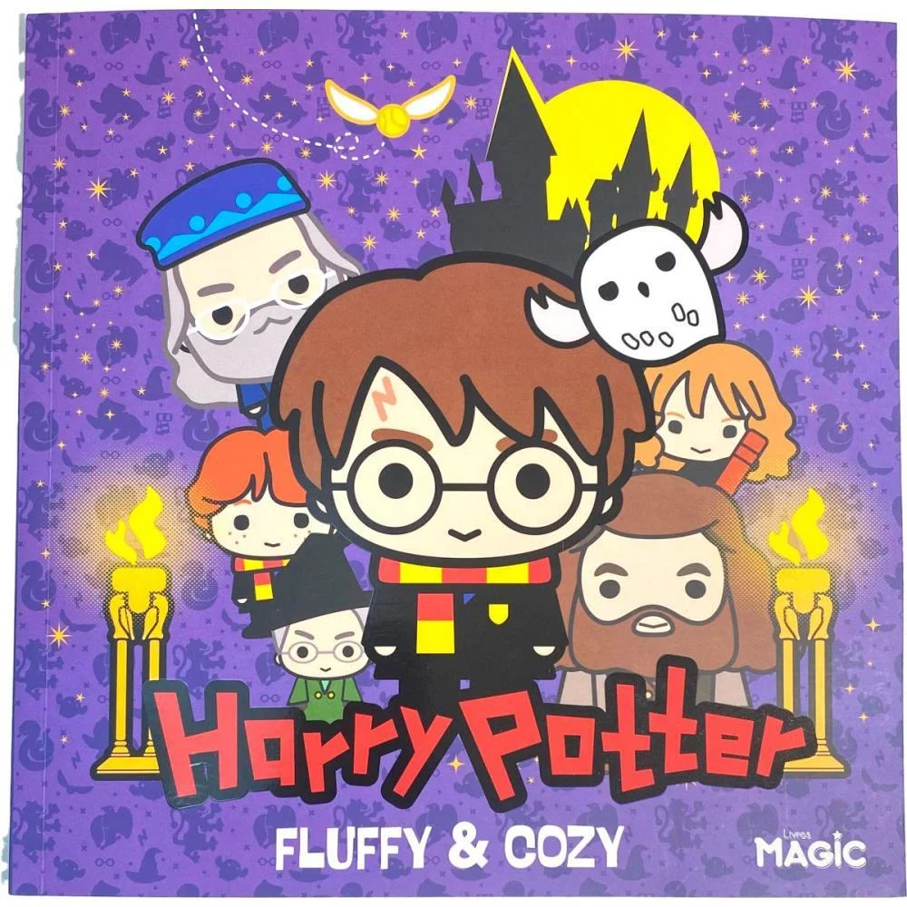 LIVRO DE COLORIR HARRY POTTER FLUFFY E COZY 48P MAGIC KIDS (UNIDADE)