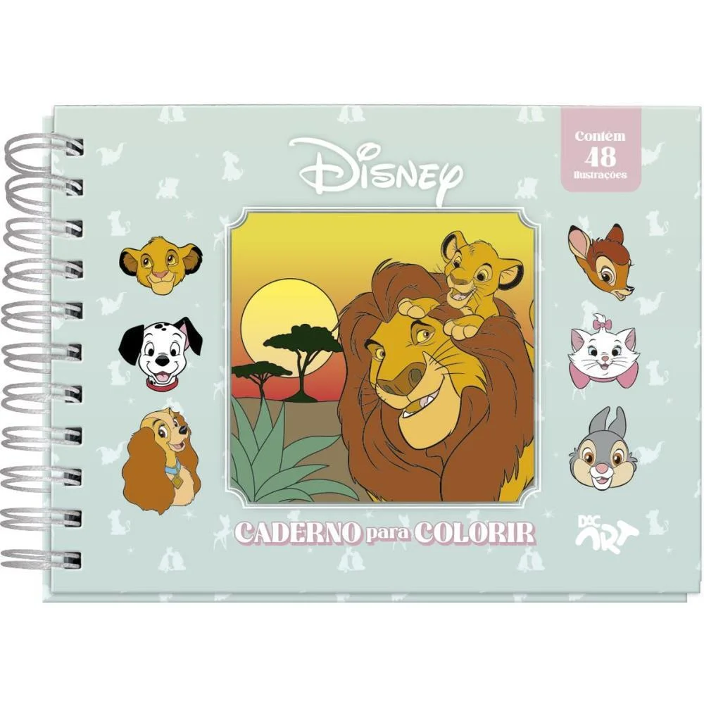 LIVRO DE COLORIR DISNEY CLASSICS 48F C/ADESIVOS DAC (UNIDADE)