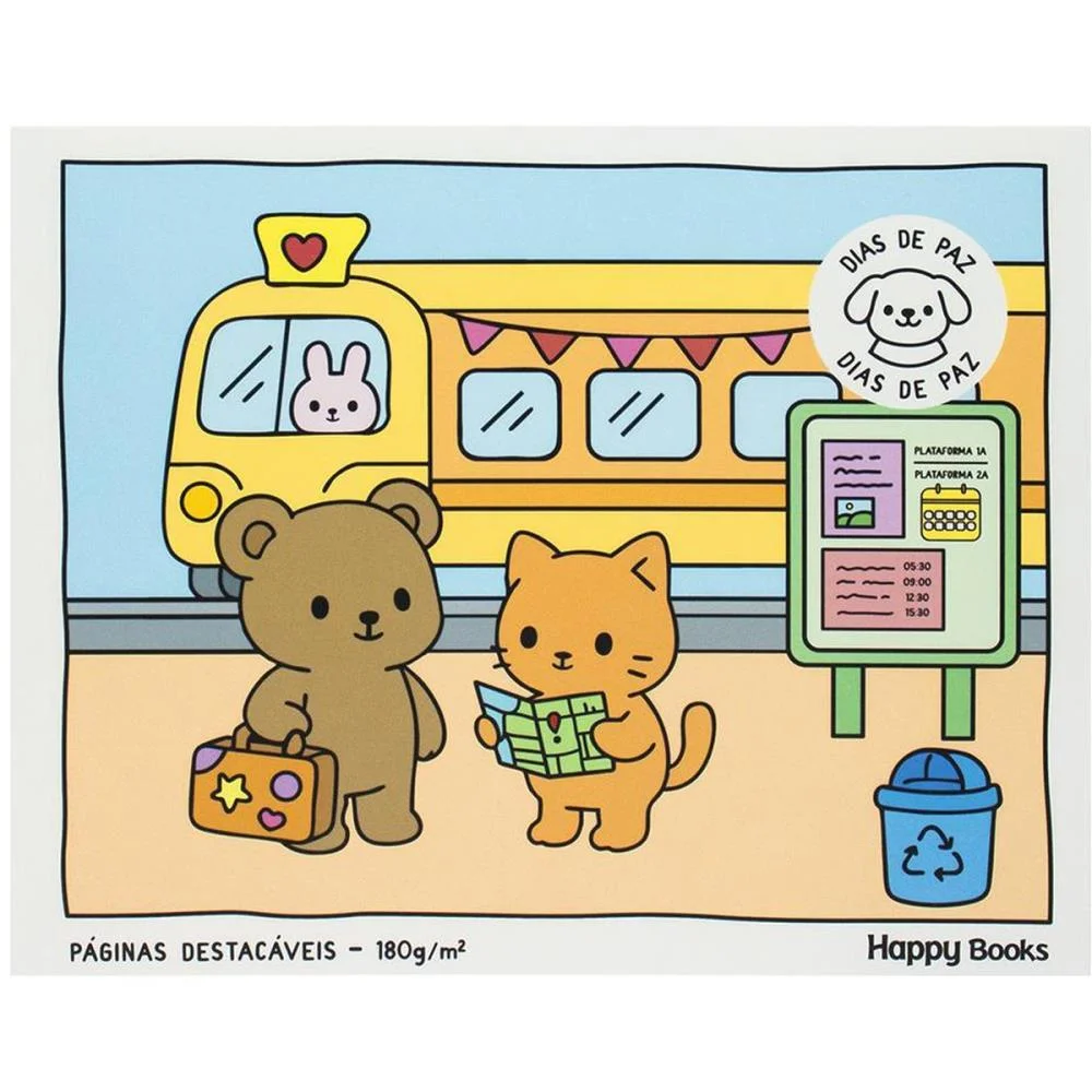 LIVRO DE COLORIR COZY E CUTE:DIA DE PAZ 25X20 TODOLIVRO (UNIDADE)