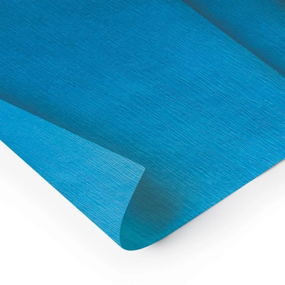 Papel Crepom 48Cmx2,00M. Azul Royal Ridet (Pct.c/10)