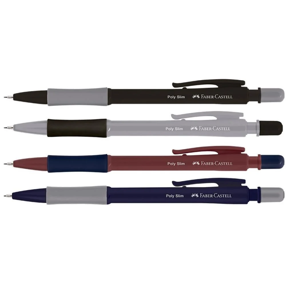 Lapiseira 0.7Mm Poly Slim Office Mix Faber-Castell (Cx.c/12)