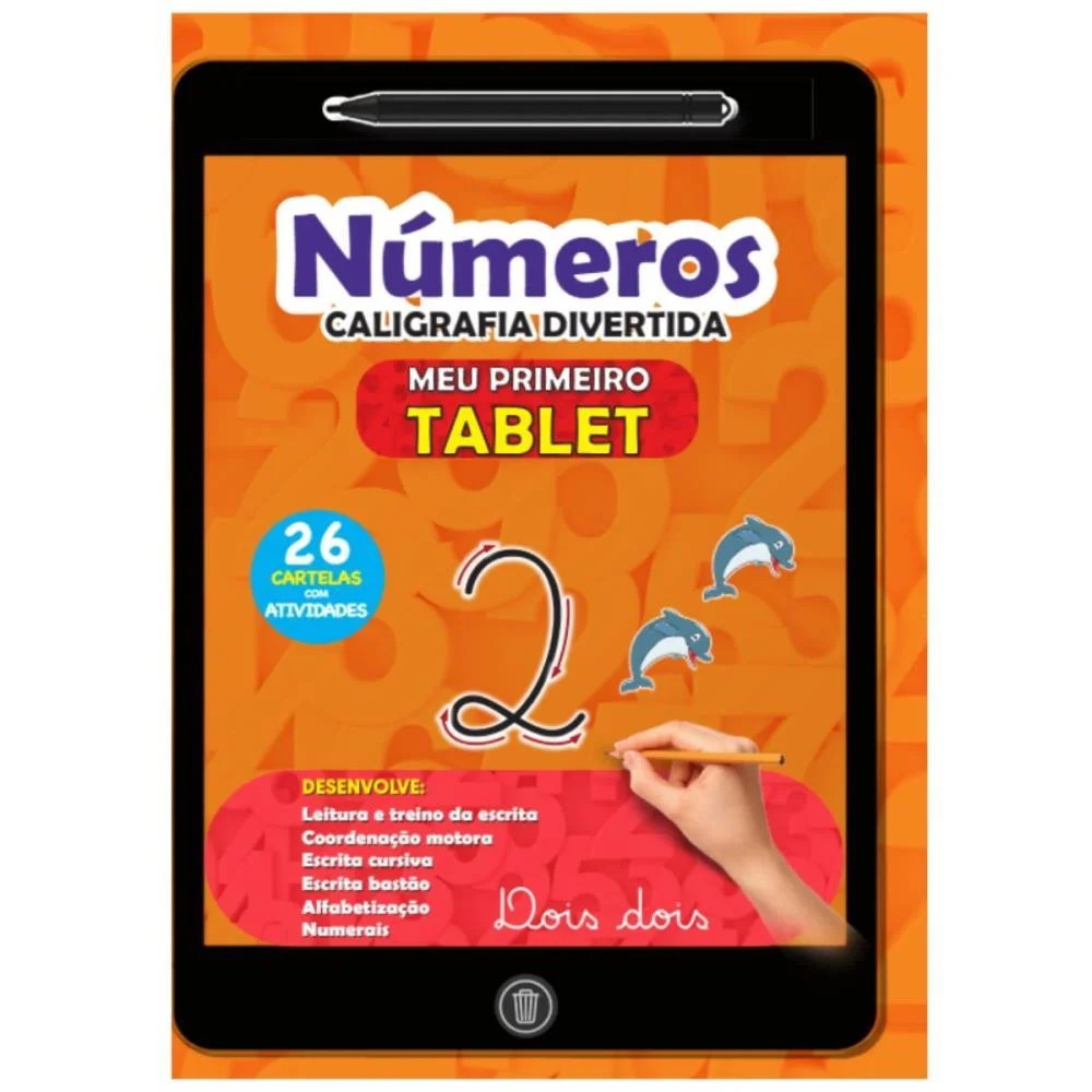 LIVRO PEDAGOGICO NUMEROS - CALIGRAFIA DIVERTIDA PAE EDITORA (UNIDADE)