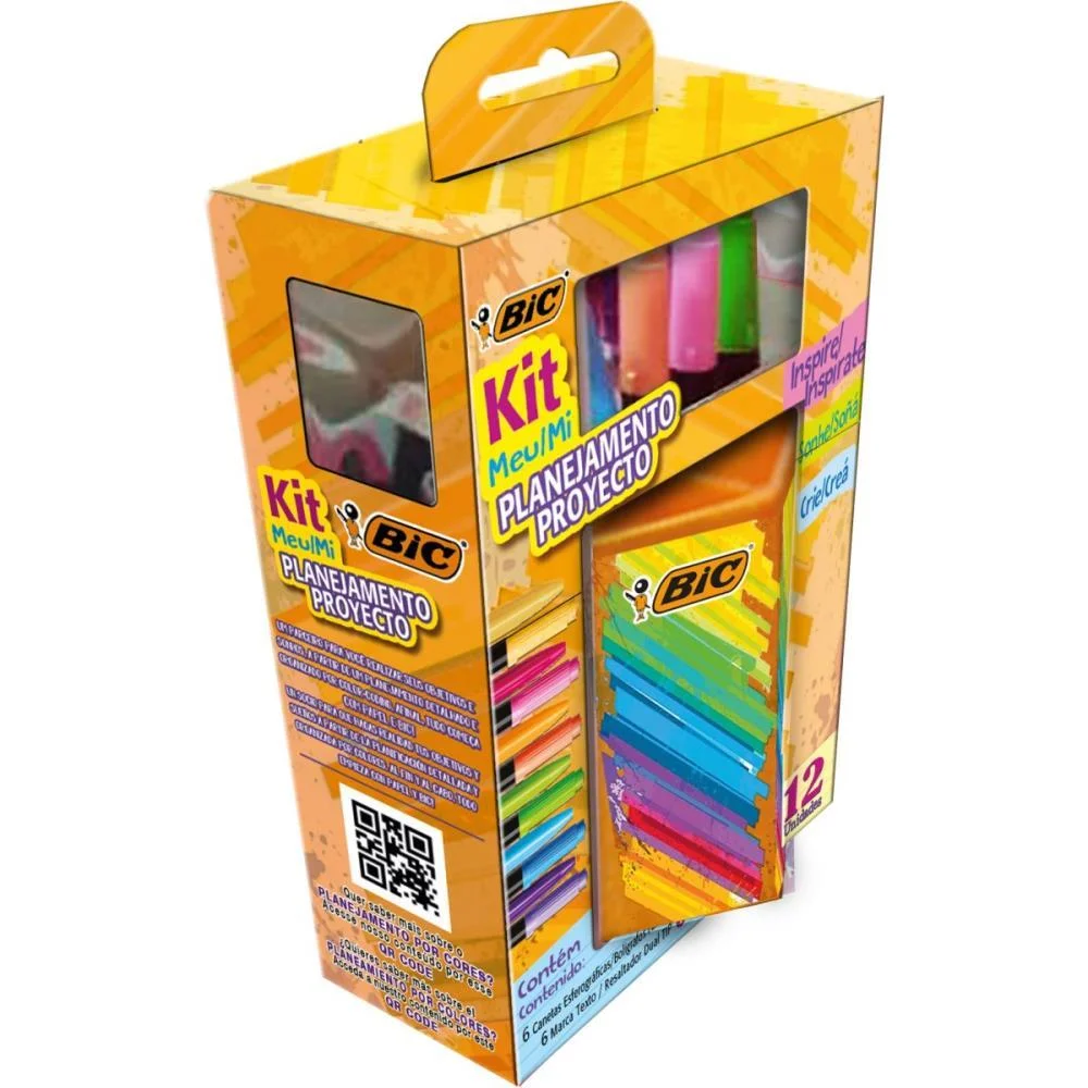 KIT ESCOLAR MEU PLANEJAMENTO COPO+12CAN. BIC (UNIDADE)