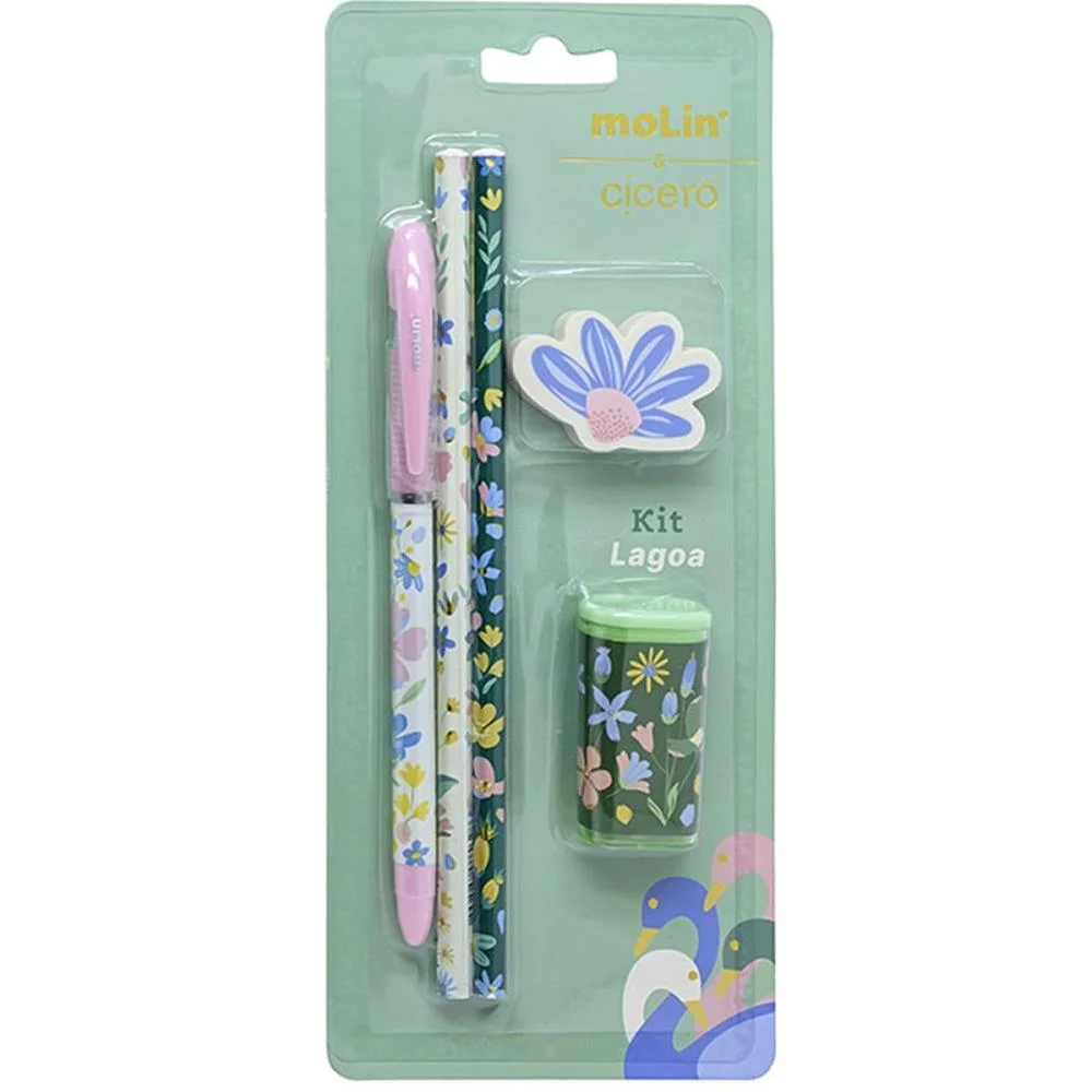 KIT ESCOLAR CICERO 1CAN+2LAPIS+1BORR+1APON MOLIN (UNIDADE)