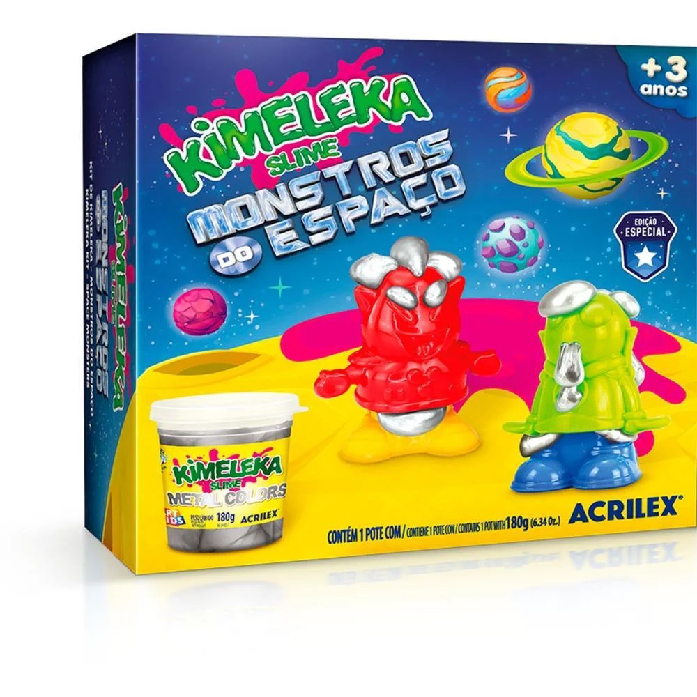SLIME KIMELEKA MONSTROS DO ESPACO ACRILEX (UNIDADE)