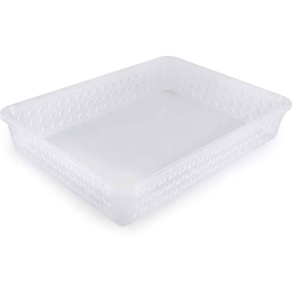 CESTA ORGANIZADORA EXTRA GRANDE 33,5X25X6CM PLASUTIL (UNIDADE)