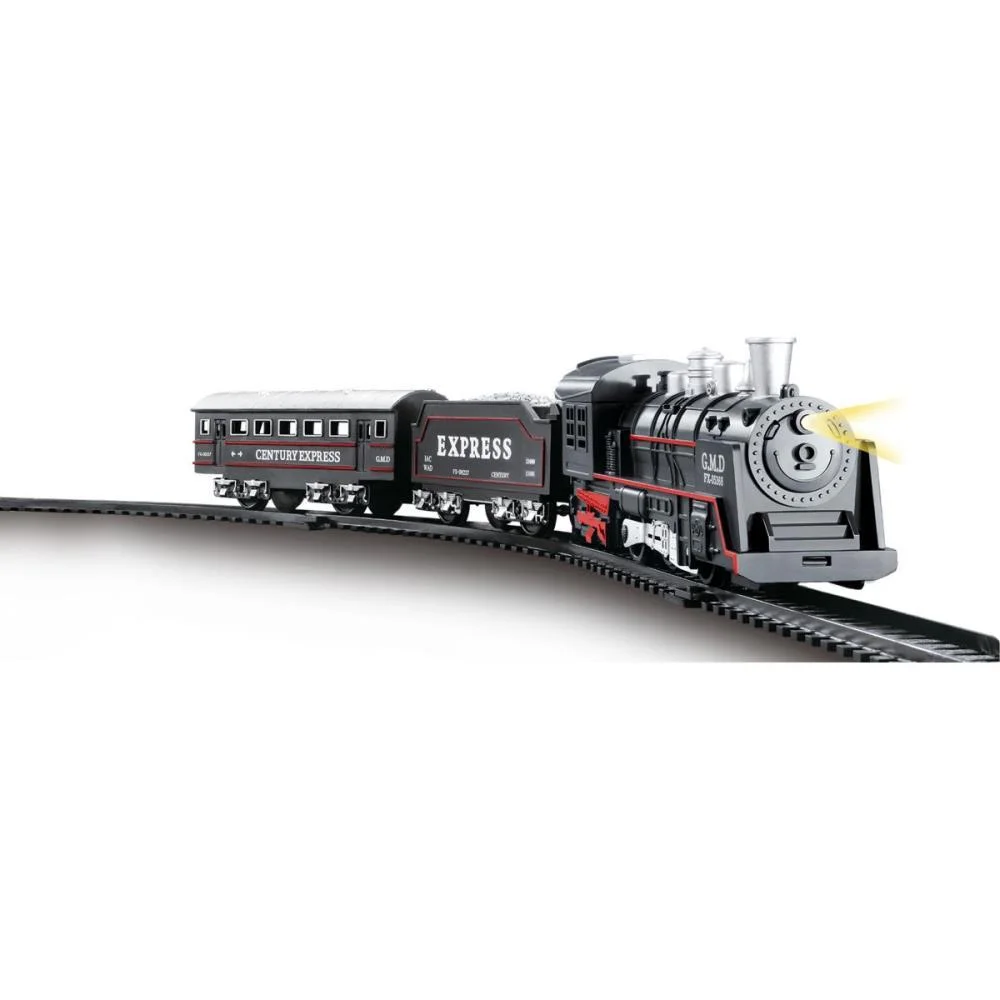 LOCOMOTIVA PISTA DE TREM C/ LUZ/SOM DM TOYS (UNIDADE)