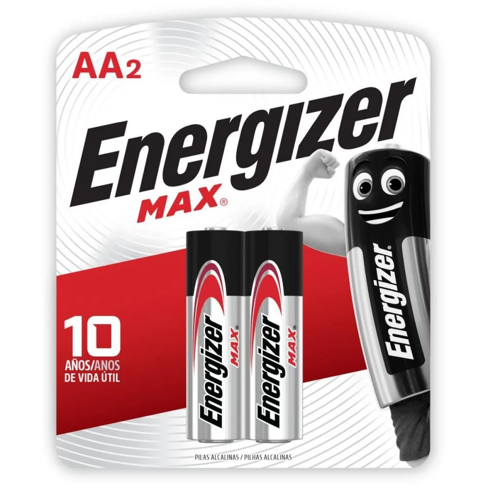 PILHA ALCALINA PEQUENA AA ENERGIZER MAX RAYOVAC (BL.C/02)