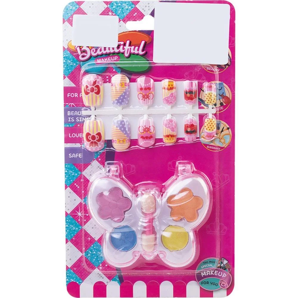 MAQUIAGEM E BELEZA INFANTIL KIT UNHA + MAKE (S) SAMBA TOYS (UNIDADE)