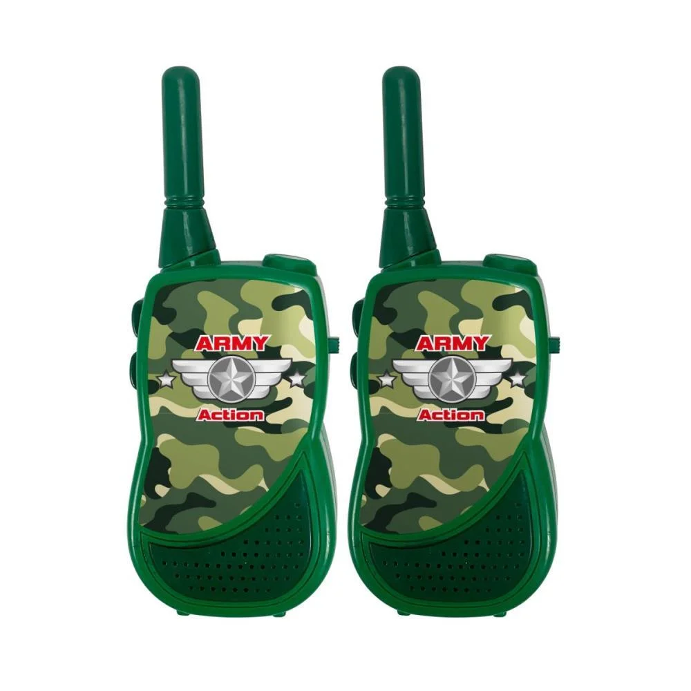 WALKIE TALKIE ARMY ACTION C/LANTERNA DM TOYS (UNIDADE)