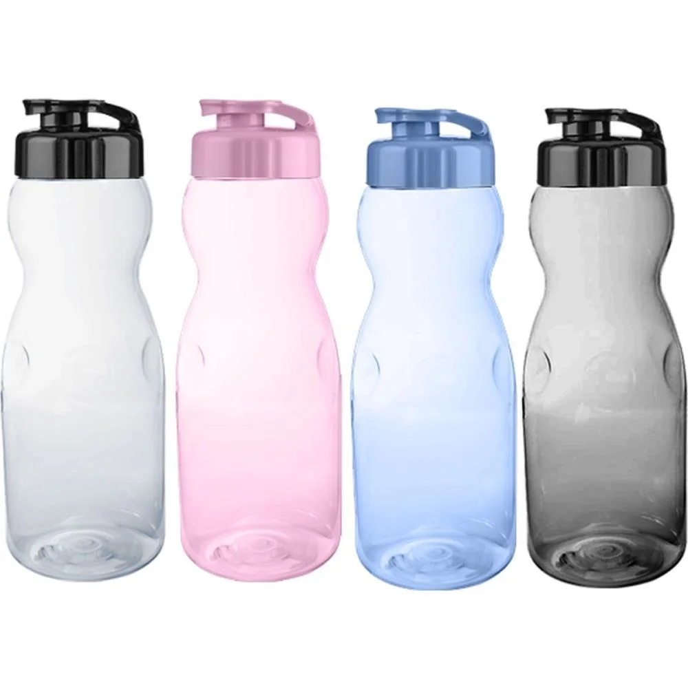 GARRAFA PLASTICA VENEZA TRANSP. SORTIDA 1000ML TIBA (PCT.C/04)