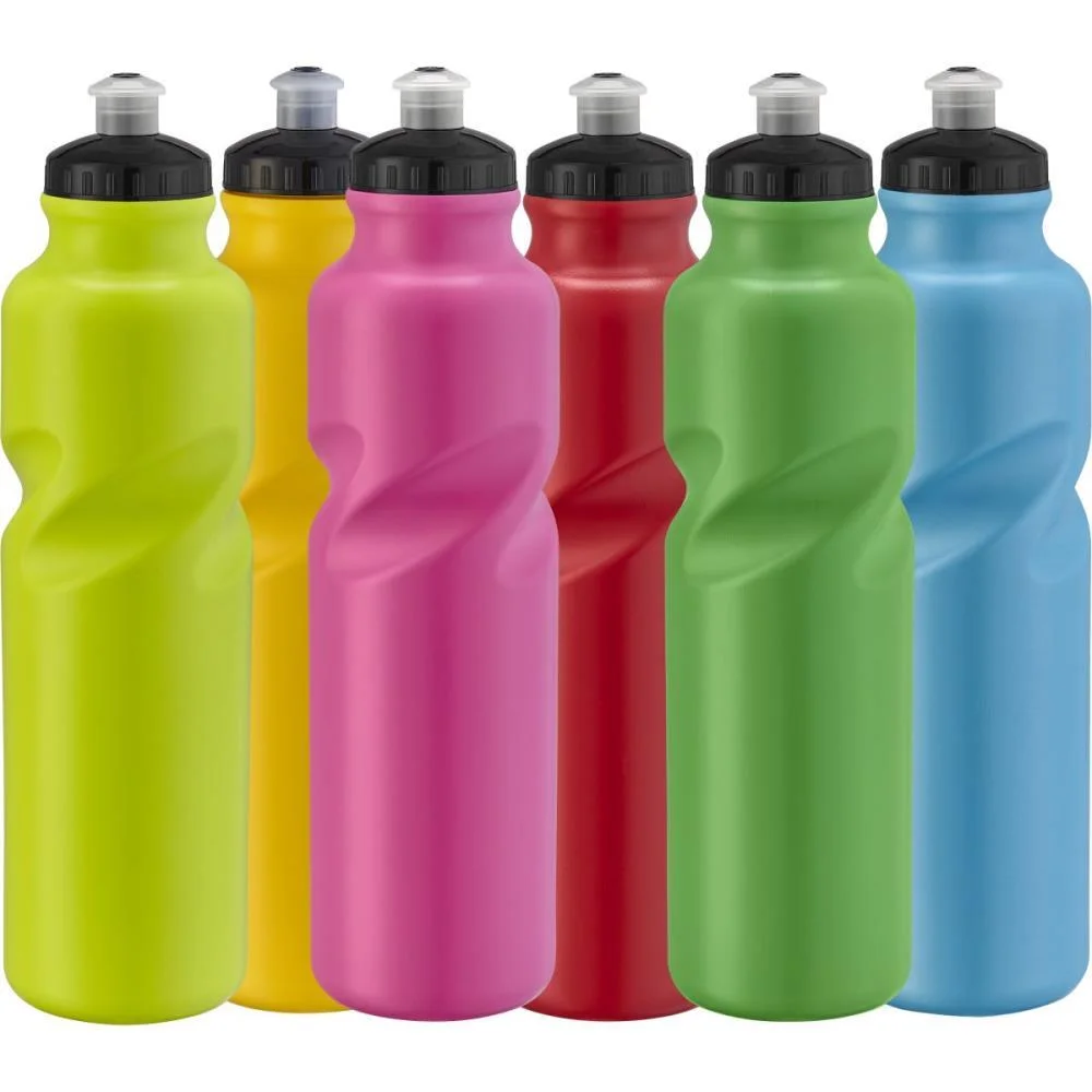 GARRAFA PLASTICA COLOR MAIS 750ML (S) TIBA (DP.C/24)