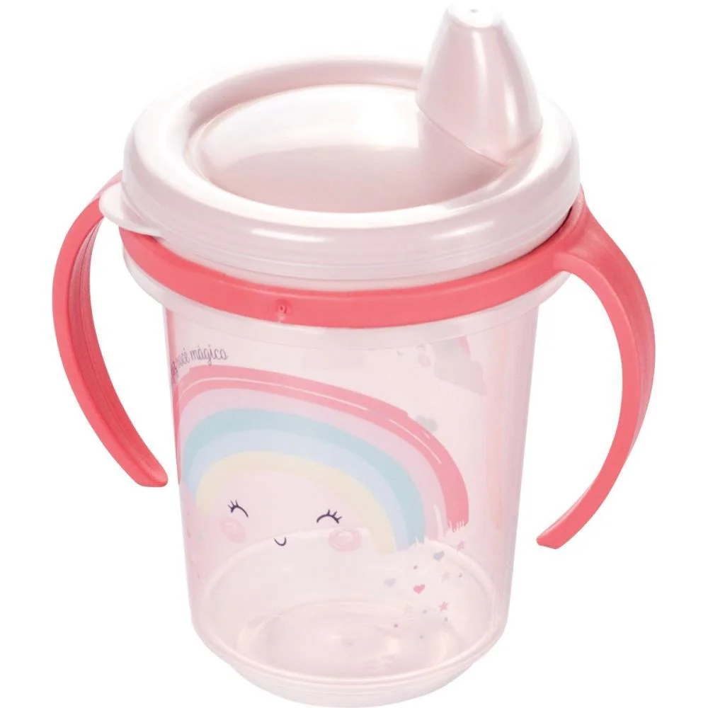 COPO TREINAMENTO TRIO ARCO-IRIS 330ML. PLASUTIL (UNIDADE)