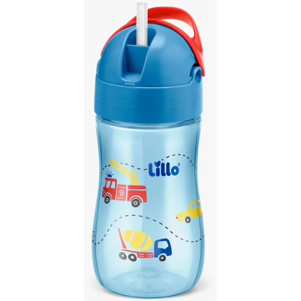 COPO TREINAMENTO EVOLUTION C/CANUDO 300ML AZUL LILLO (UNIDADE)