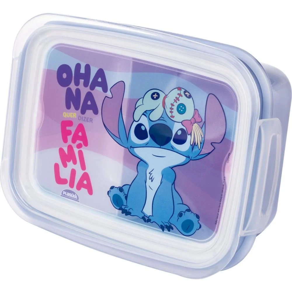 MARMITA + GARRAFA STITCH PLASUTIL (KIT)