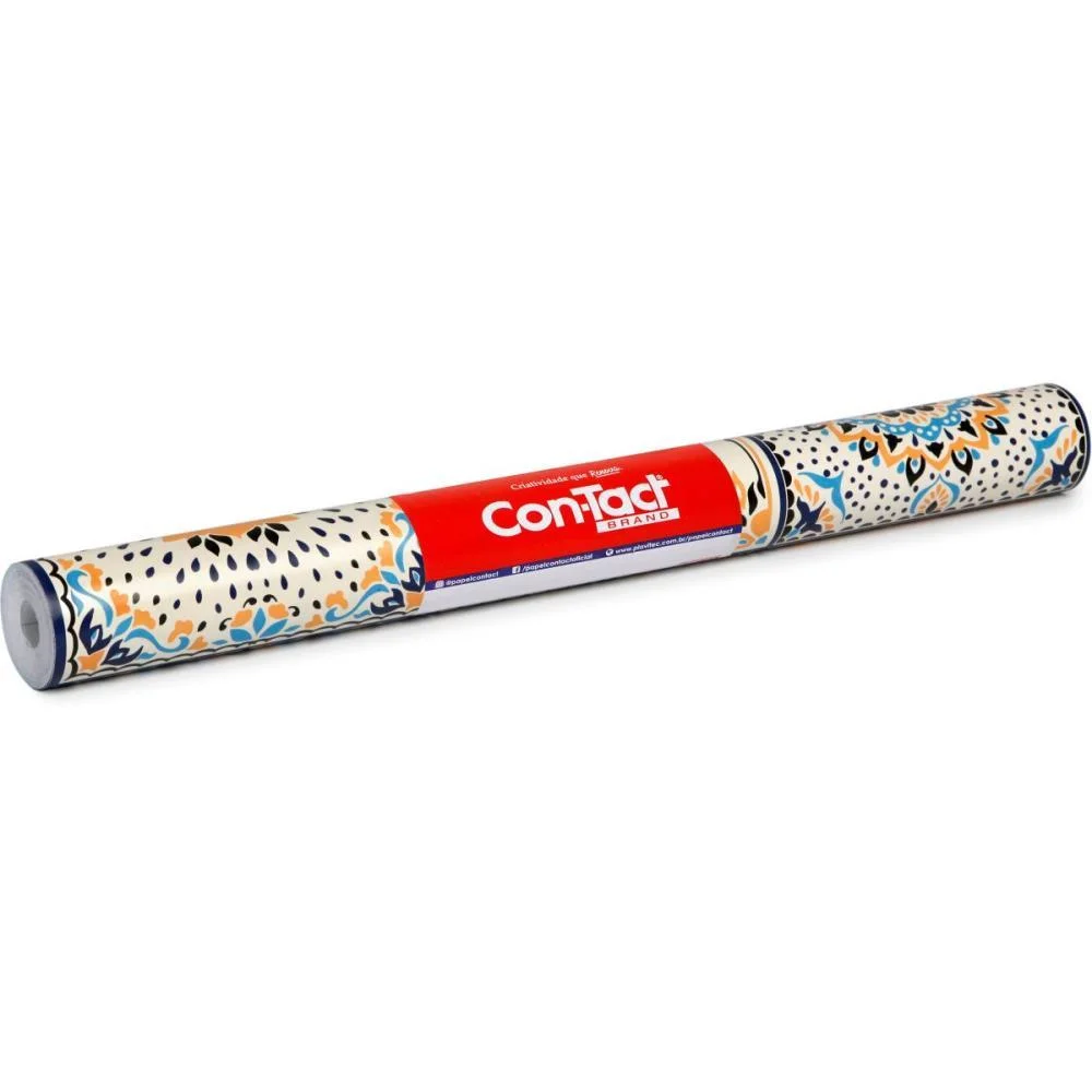 CONTACT DECORADO 45CMX10M AZULEJO SEVILHA CONTACT (ROLO)