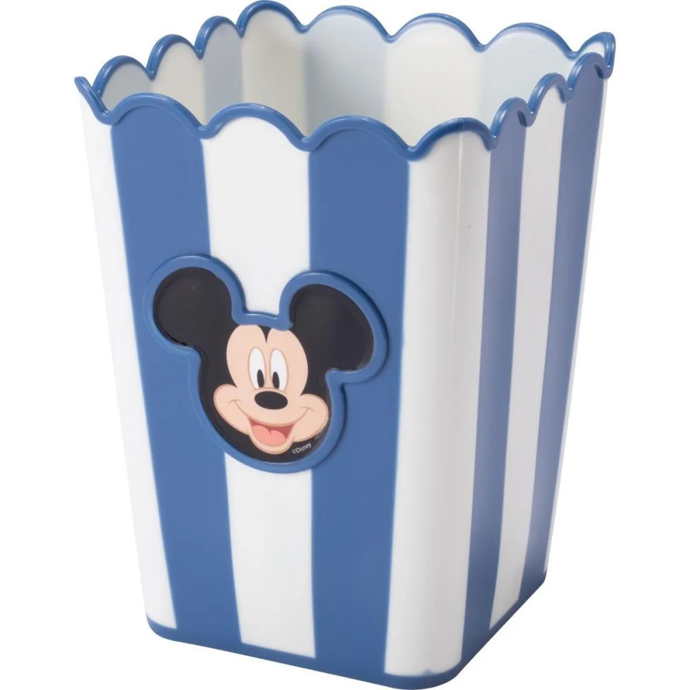 BALDE PARA PIPOCA MICKEY QUADRADO AZUL 1,5L PLASUTIL (UNIDADE)