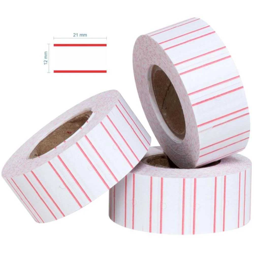 ETIQUETA PARA PREÇO MX 5500R 21X12MM C/1000 ETIQUE GRESPAN COM 10 UNIDADES