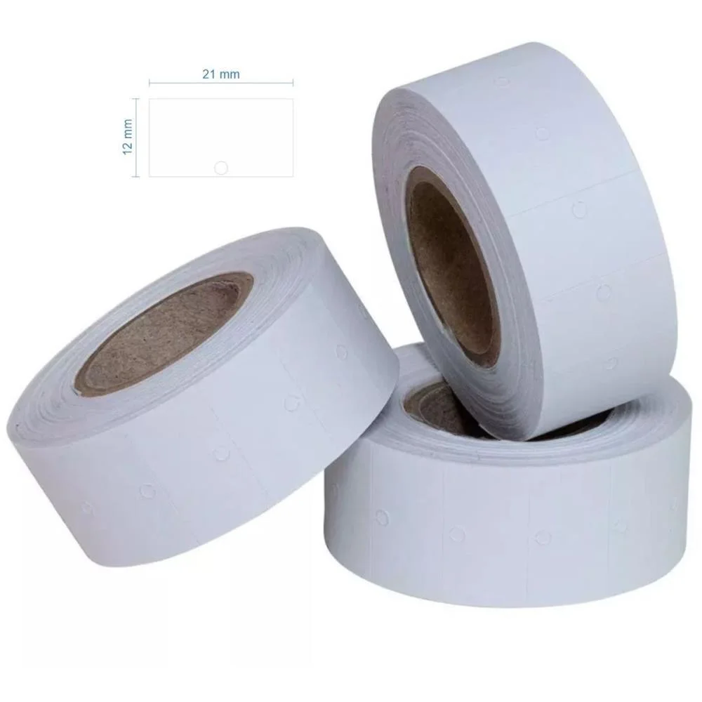 ETIQUETA PARA PREÇO MX 5500 21X12 C/1000 ETIQ.BRAN GRESPAN COM 10 UNIDADES