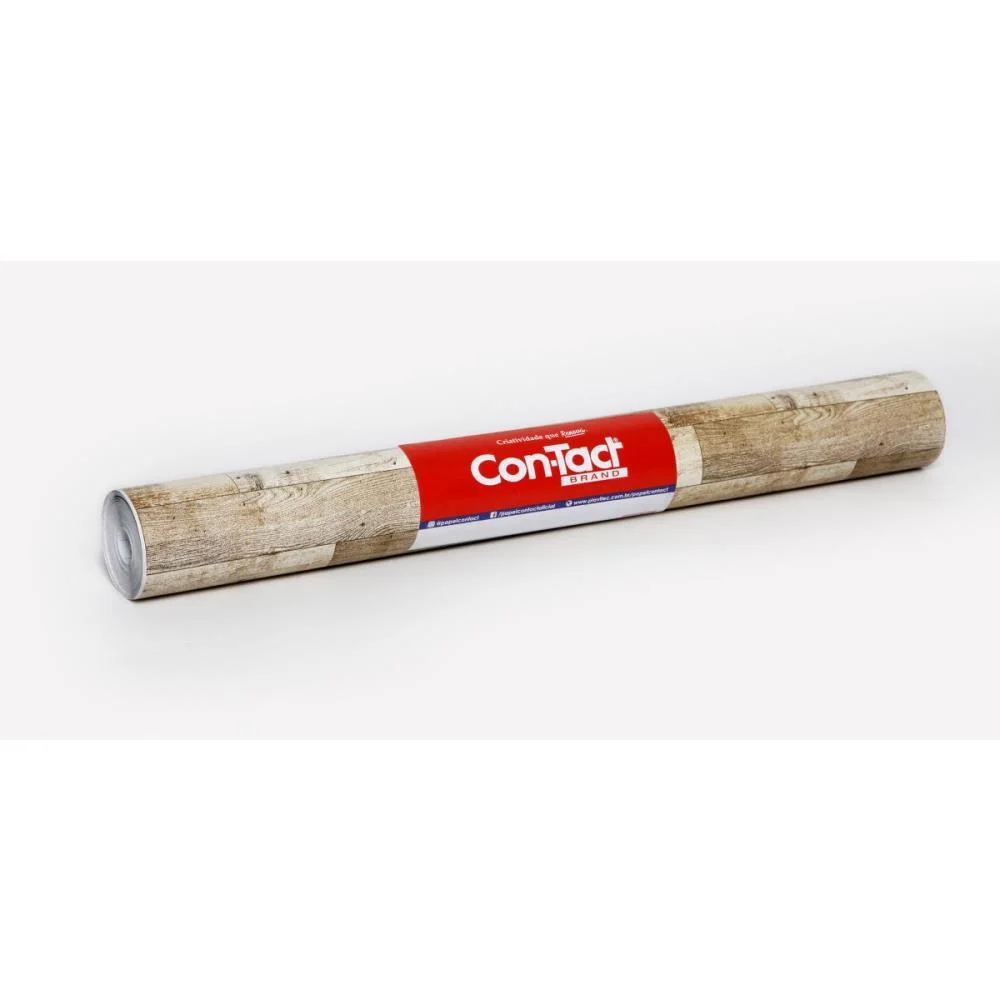 CONTACT DECORADO 45CMX10M MADEIRA TECA CONTACT (ROLO)