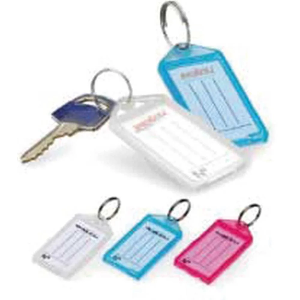 CHAVEIRO C/100 + 100 ETIQUETAS CORES MAXCRIL (CX.C/100)