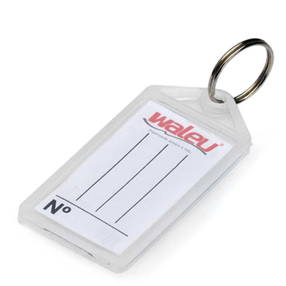 CHAVEIRO C/100 + 100 ETIQUETAS BRANCO MAXCRIL (CX.C/100)