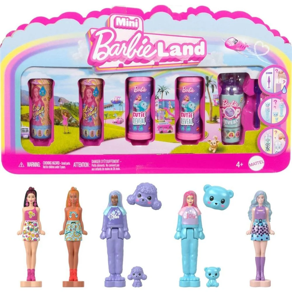 BARBIE MINI BARBIELAND REVEAL SPRING 5-PACK MATTEL (UNIDADE)