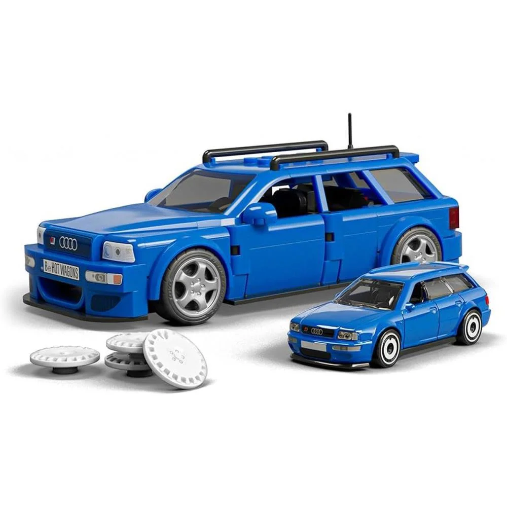 HOT WHEELS BRICK SHOP SPEED 94 AUDI AVANT 1:32 253PC MATTEL (UNIDADE)