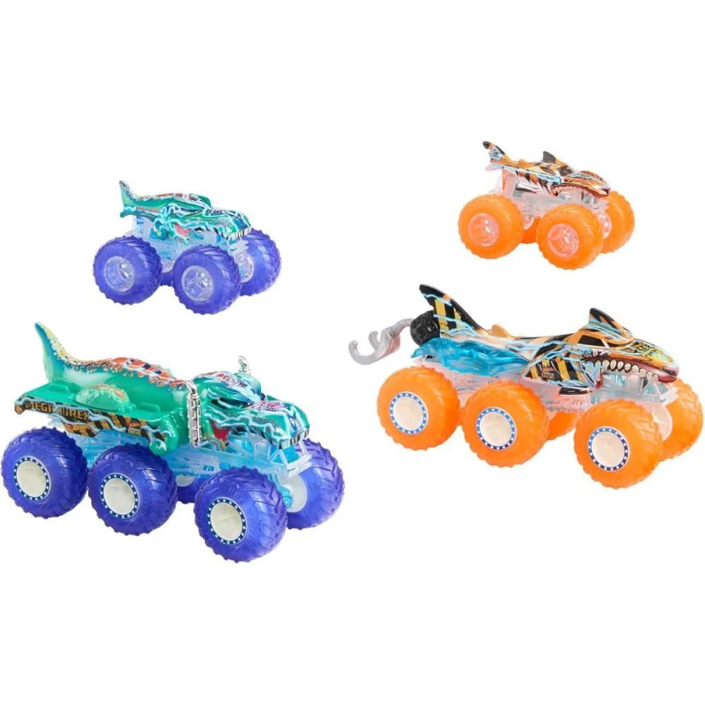 HOT WHEELS MONSTER TRUCKS ENERGIA DEMOLICAO+REBOQUE 1:64 MATTEL (UNIDADE)