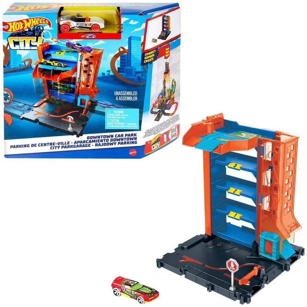 HOT WHEELS PISTA CITY DOWNTOWN CJ DE PISTAS (S) MATTEL (UNIDADE)