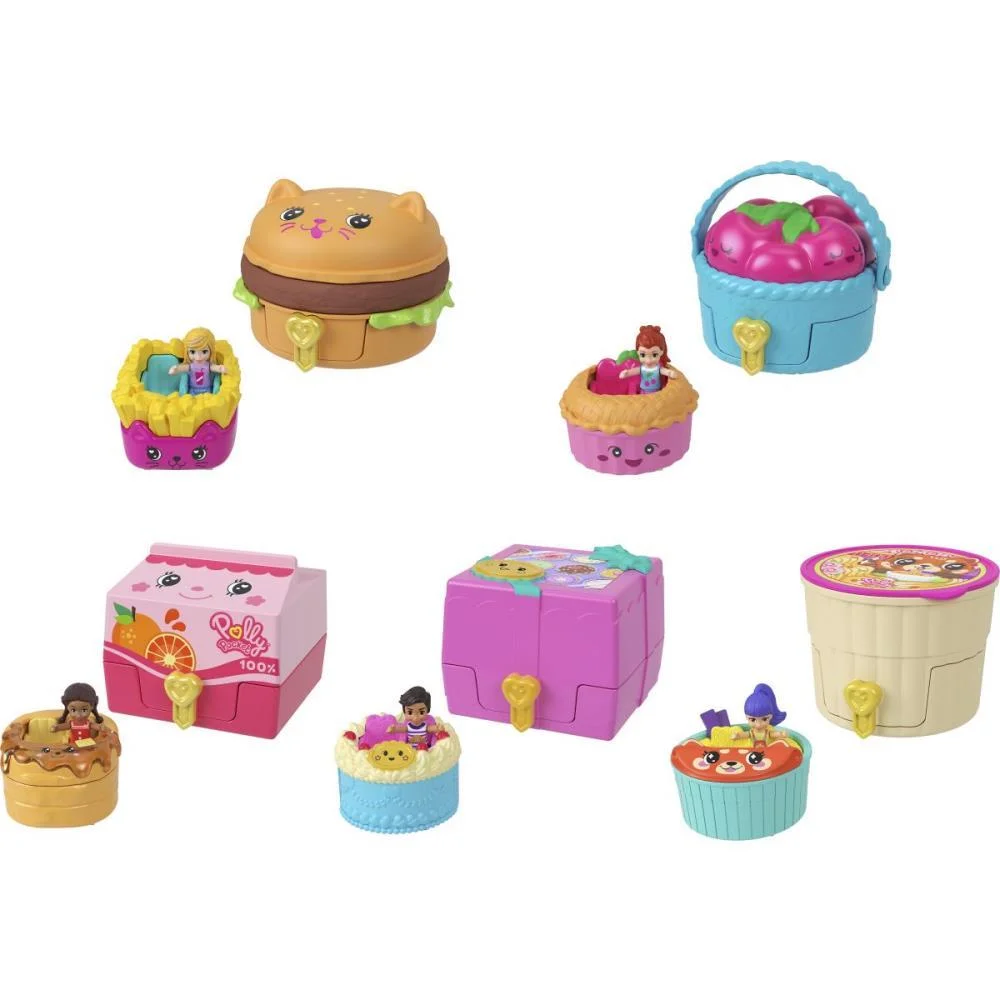 POLLY POCKET MICRO REVEAL COMIDINHA RAPIDA (S) MATTEL (UNIDADE)