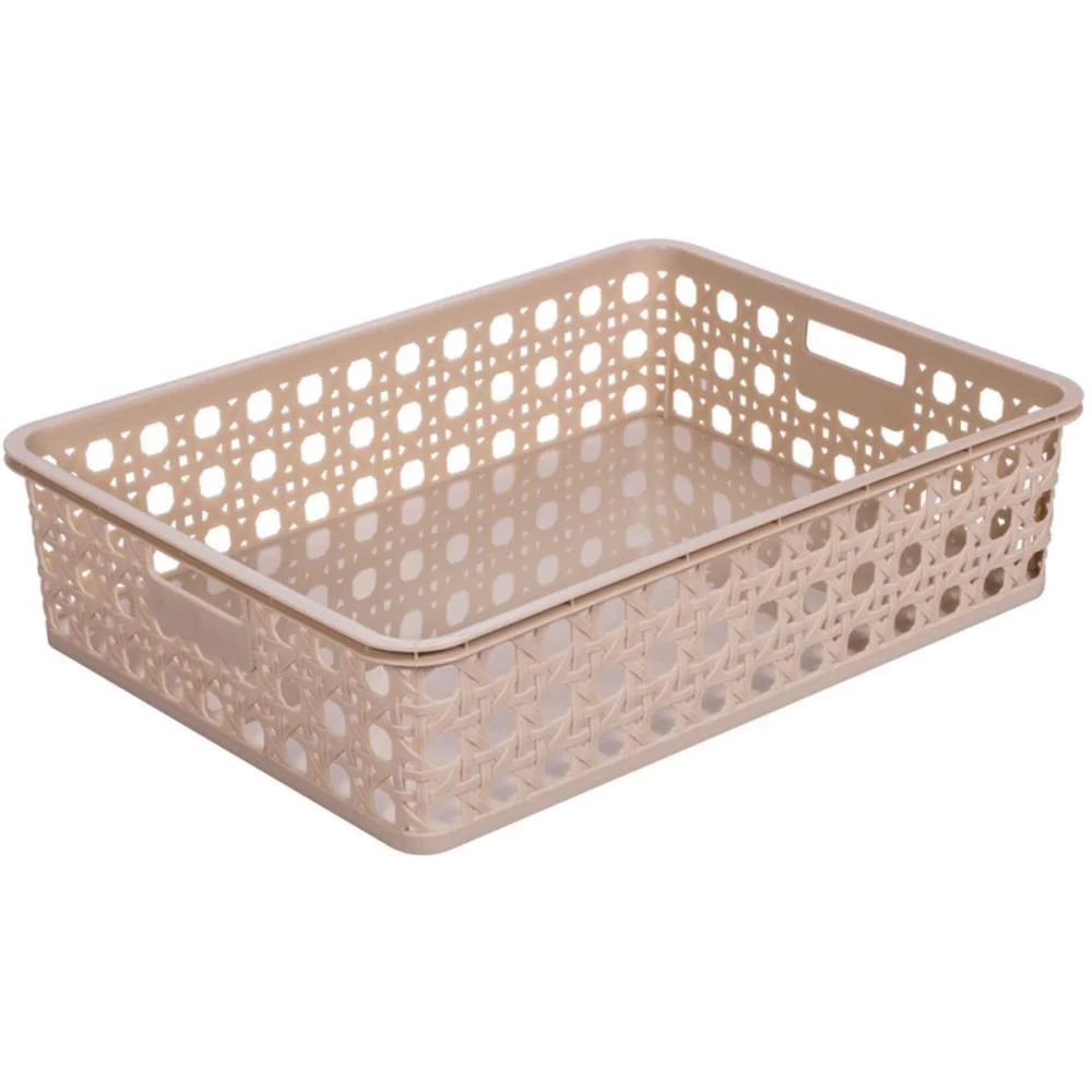 Cesta Organizadora Palha Indiana 4,5 L 23 X 32 A1 Plasutil (Unidade)