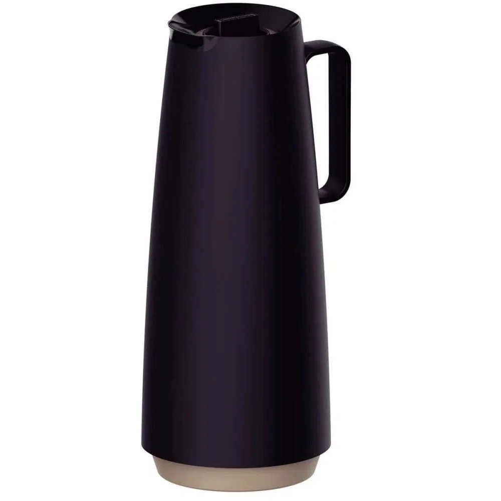 GARRAFA TERMICA ROSCA EXATA 1L PRETA TRAMONTINA (UNIDADE)