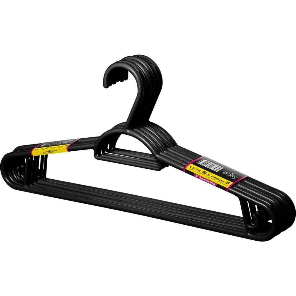 CABIDE ADULTO LEVE 6 PAGUE 5 PRETO SANREMO (KIT)