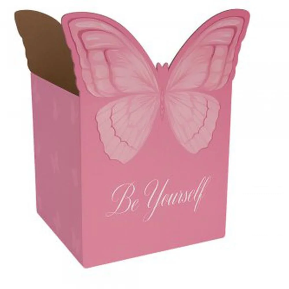 CACHEPOT PAPER DECORADO POTE 15 3D BUTTERFLY 15X15X15C XINGO EMBALAGENS (PCT.C/06)