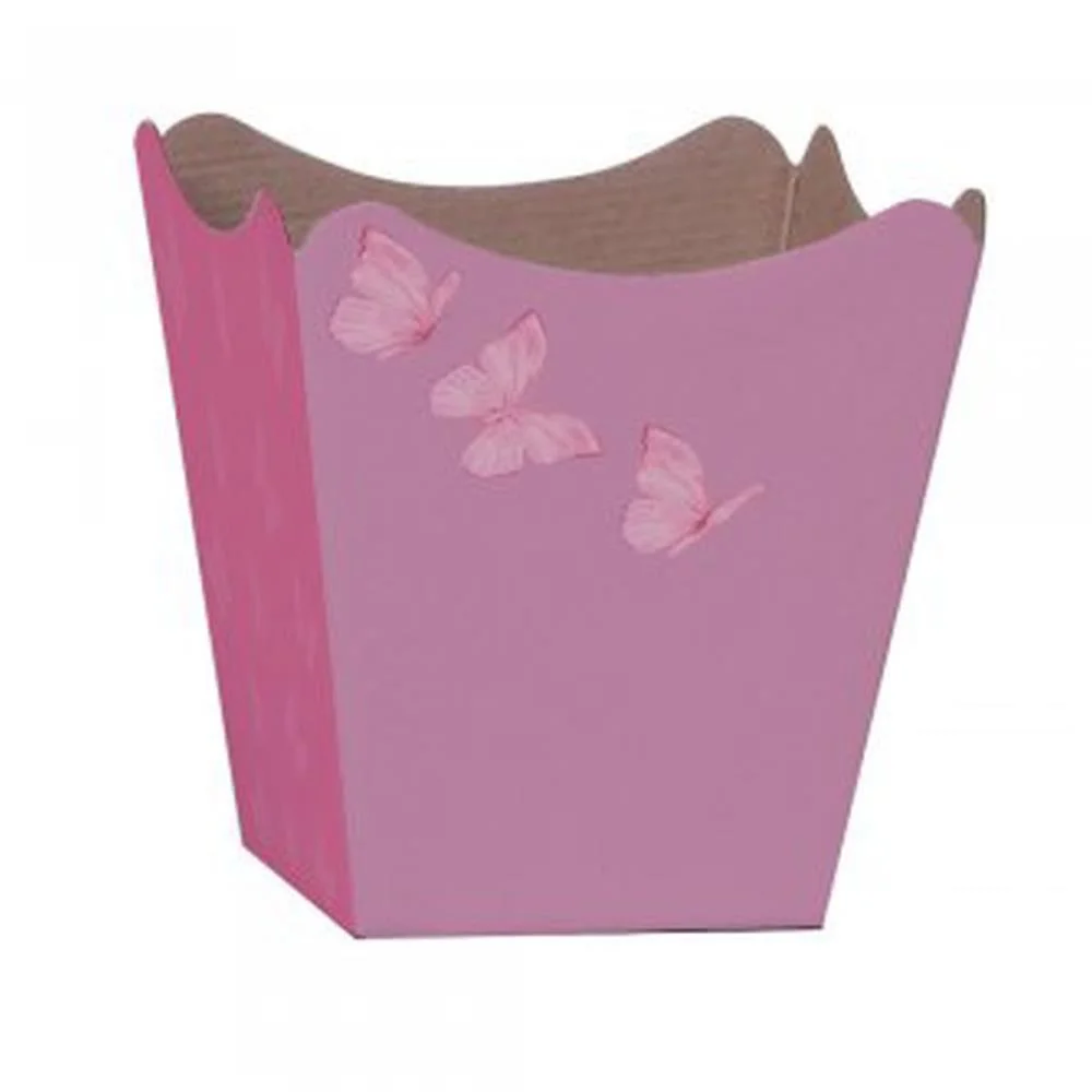 CACHEPOT PAPER DECORADO POTE 15 BUTTERFLY 16X17X11CM XINGO EMBALAGENS (PCT.C/10)
