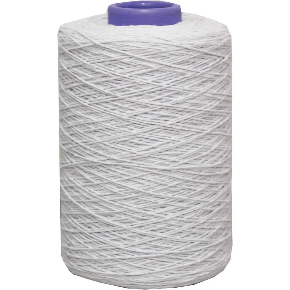BARBANTE COLORIDO 1,8KG 6 FIOS ROLO 1820M BRANCO TEXTIL PIRATININGA 