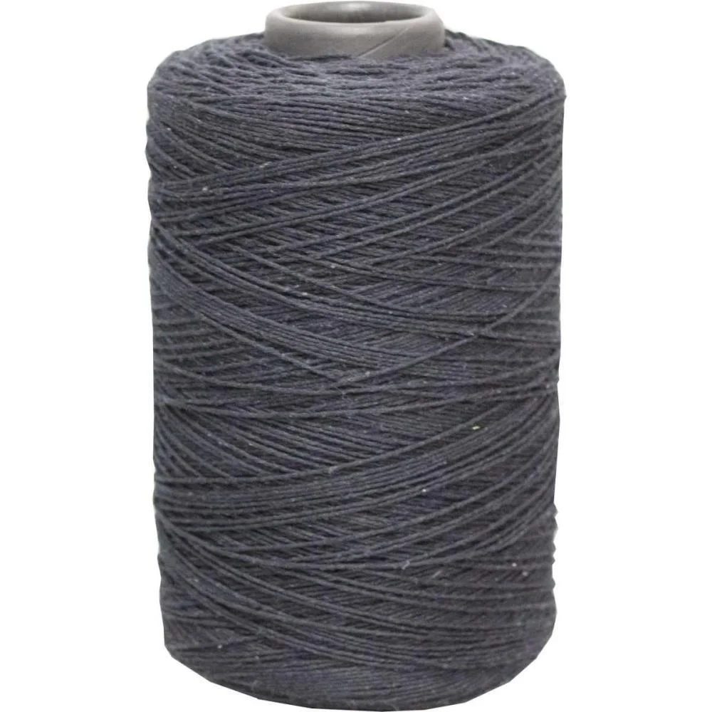 BARBANTE COLORIDO 1,8KG 6 FIOS ROLO 1820M PRETO TEXTIL PIRATININGA 