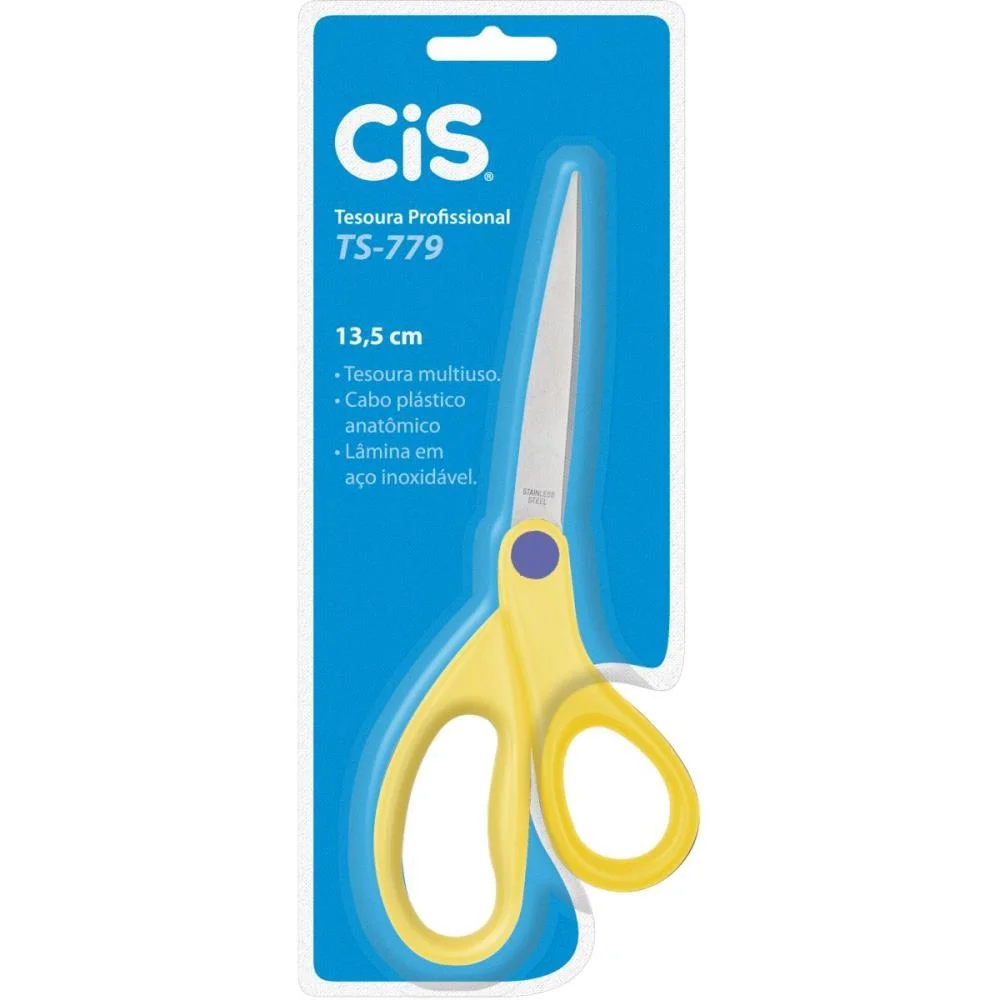 TESOURA CIS OFFICE TS779 JUNIOR 13,5CM SERTIC 