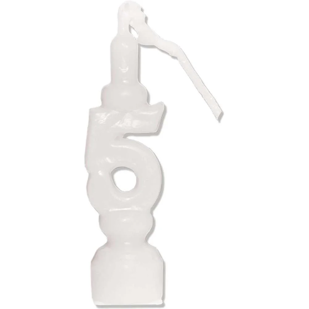 VELA PARA ANIVERSARIO N.05 BRANCA FESTCOLOR (CX.C/10)