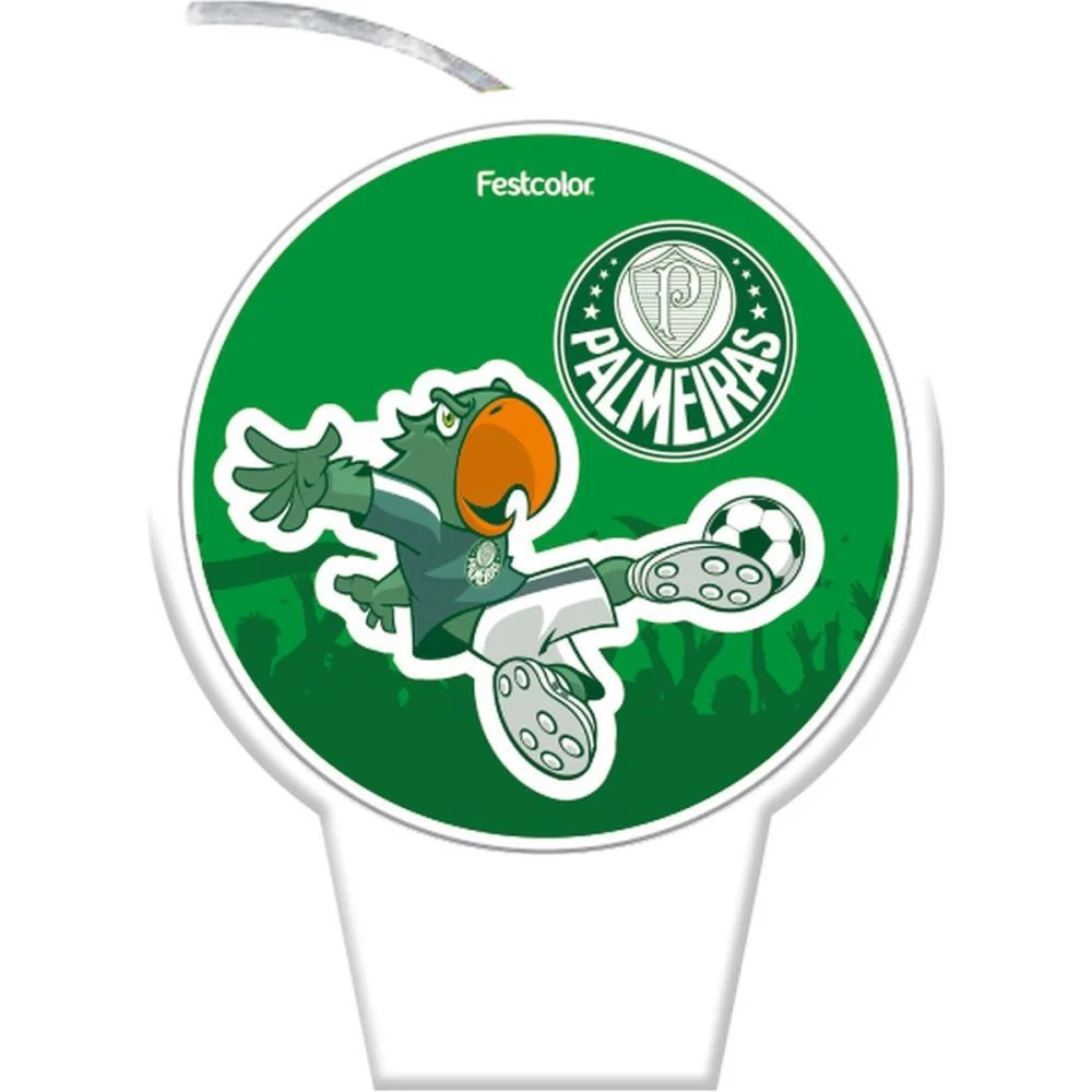 VELA PARA ANIVERSARIO PALMEIRAS 2023 PLANA FESTCOLOR 