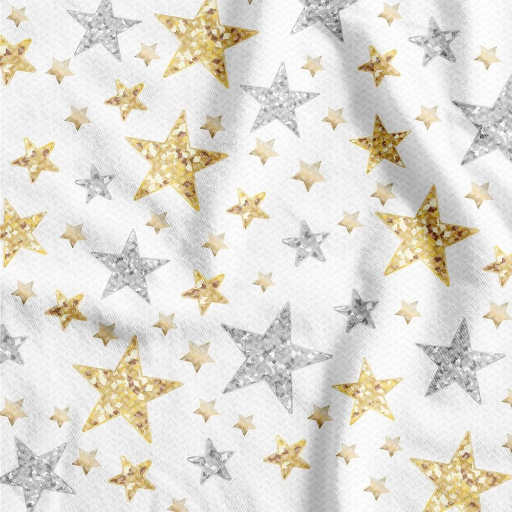 TNT ESTAMPADO 1,40M 40G ESTRELA BRILHO SUPPER (RL-25MTS)